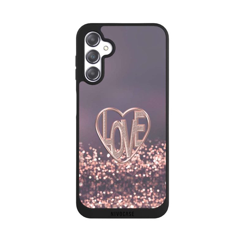 Galaxy A14 5G NIVOpure Love Glitter Pink