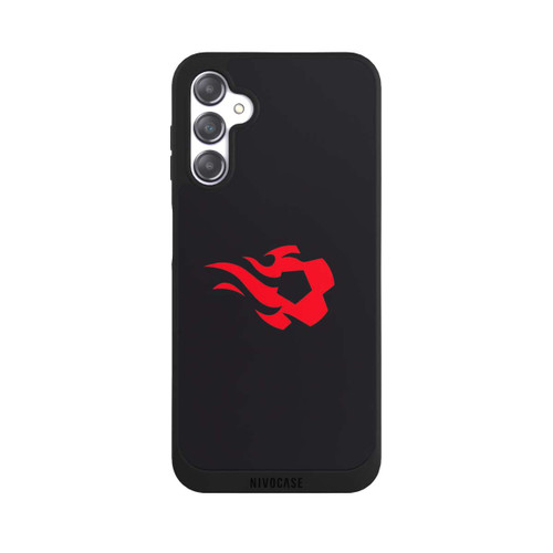 Samsung Galaxy A14 5G NIVOpure Belgian Red Flames Schwarz