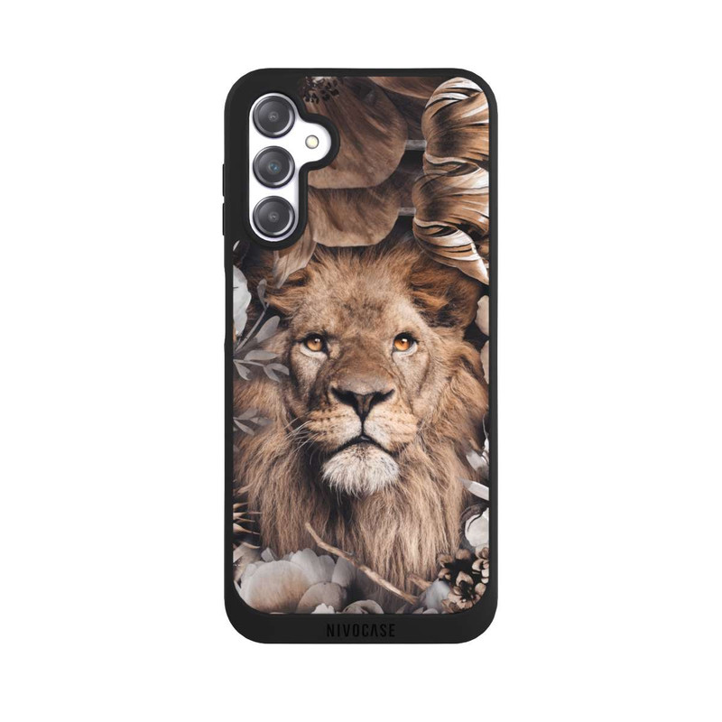 Galaxy A14 5G NIVOpure Lion Flower Frame beige