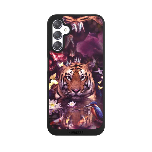 Samsung Galaxy A14 5G NIVOpure Tiger Blumenrahmen