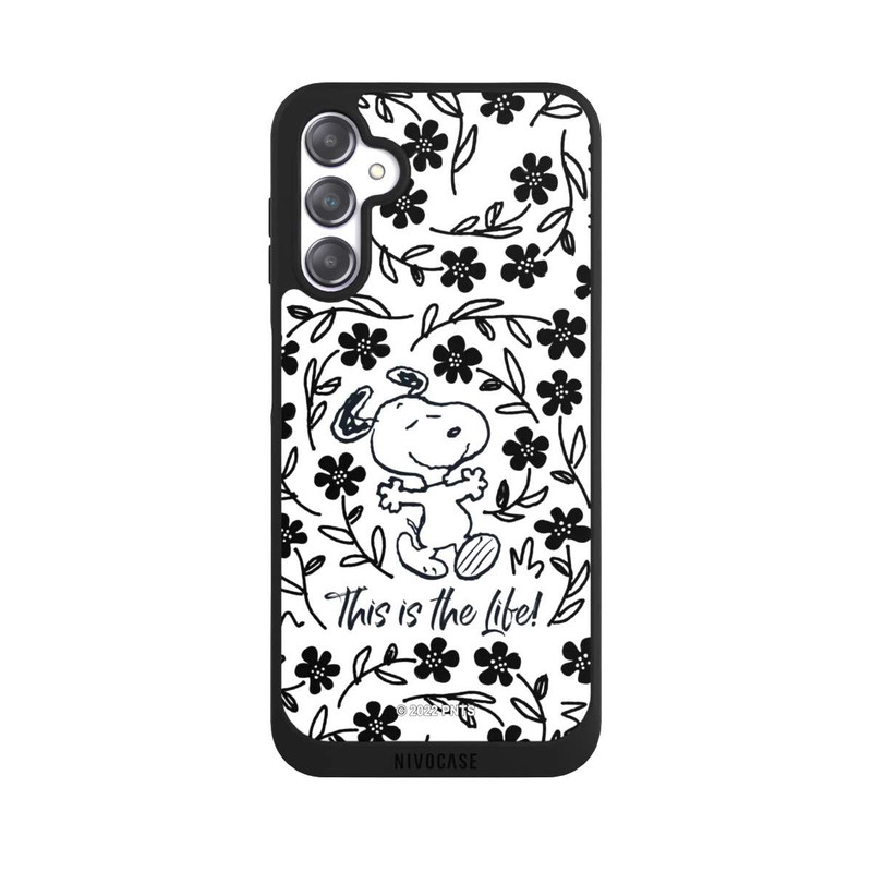 Galaxy A14 5G NIVOpure Snoopy schwarz und weiß This Is The Life
