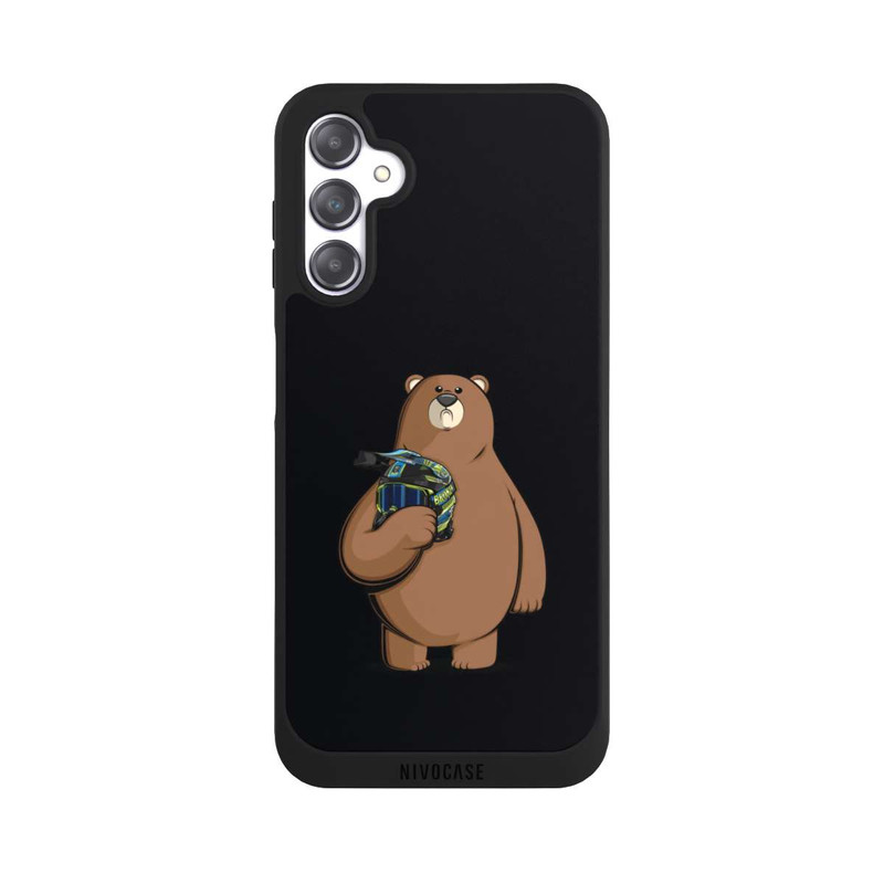 Galaxy A14 5G NIVOpure Der Bär mit dem Helm Schwarz