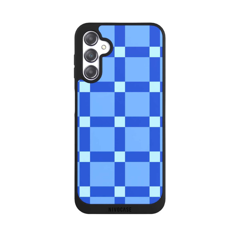 Galaxy A14 5G NIVOpure Big Blue Checked Pattern
