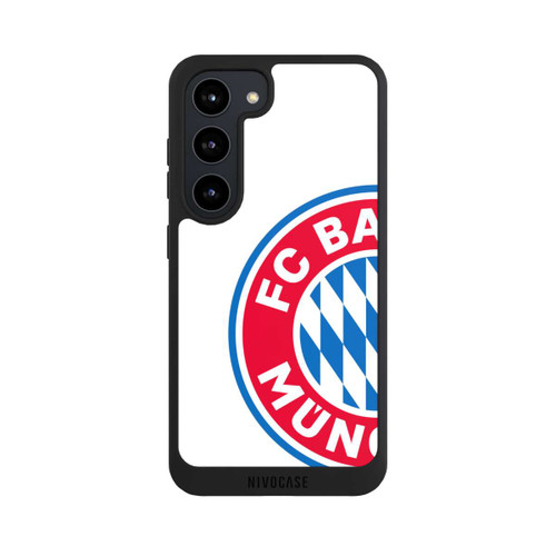 Samsung Galaxy S23 NIVOpure Großes FCB Logo Weiß