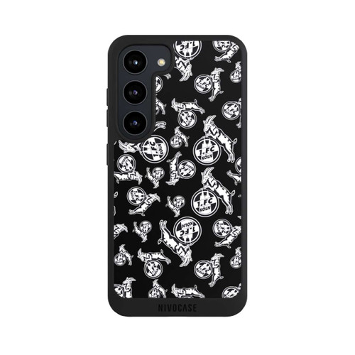 Samsung Galaxy S23 NIVOpure Black and Grey Pattern 1.FC