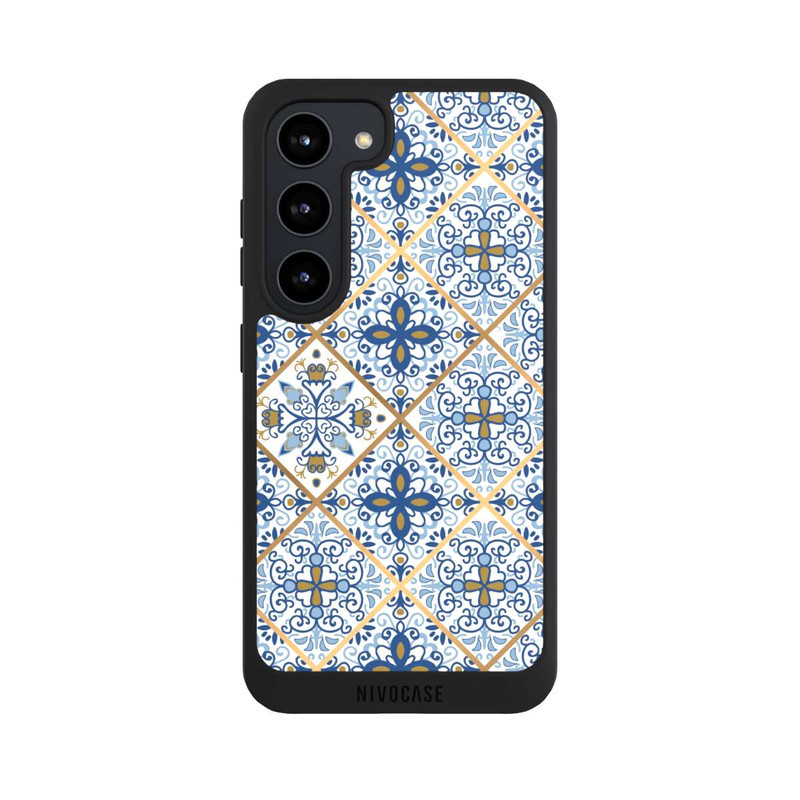Galaxy S23 NIVOpure Mosaic Blue-Gold Look
