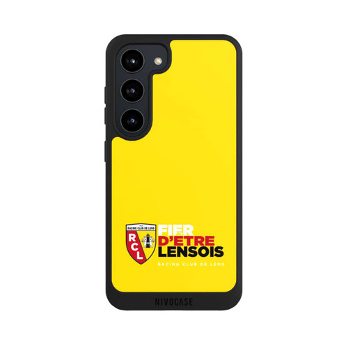 Samsung Galaxy S23 NIVOpure Fond Logo RCL Jaune