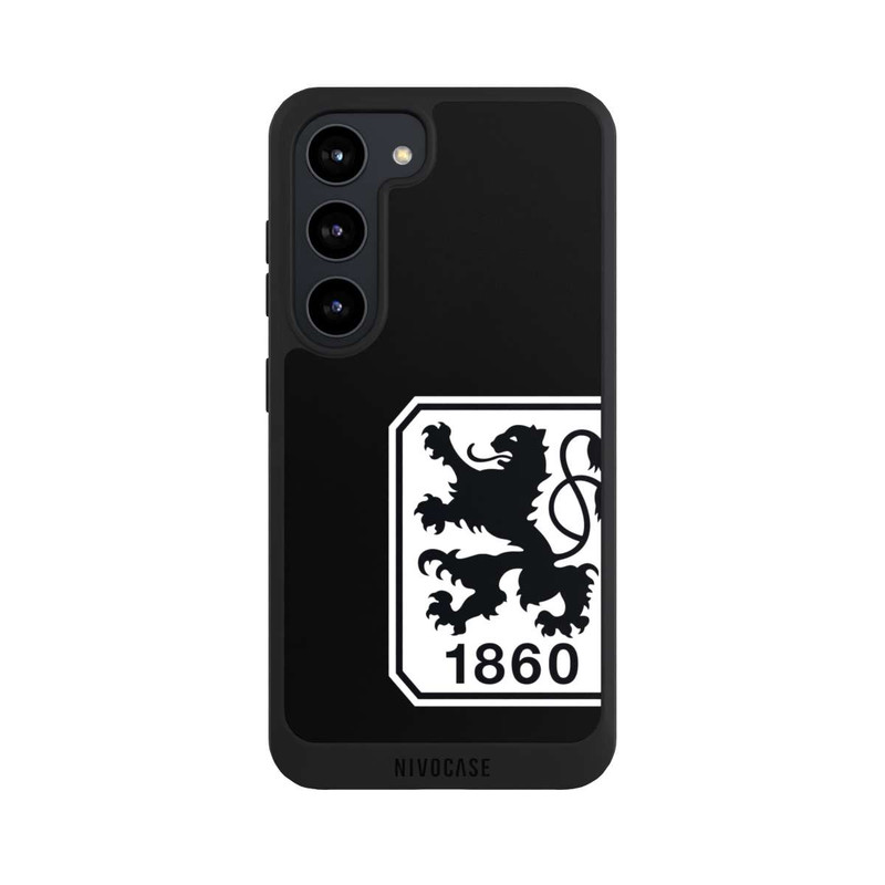 Galaxy S23 NIVOpure TSV 1860 Schwarz Logo Groß