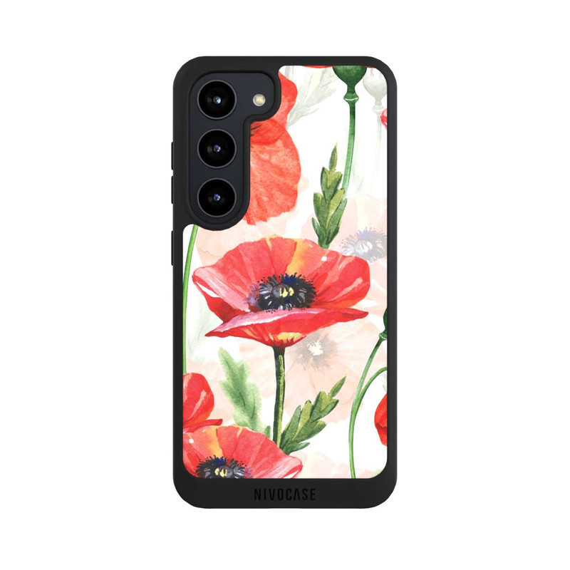 Galaxy S23 NIVOpure Watercolor Poppies