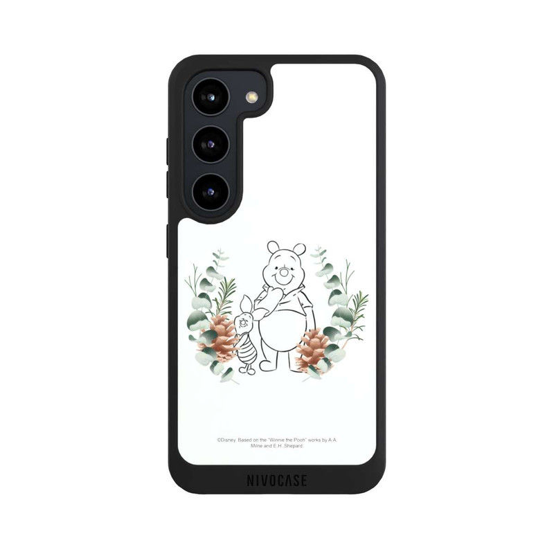 Galaxy S23 NIVOpure Green Love Pooh and Piglet