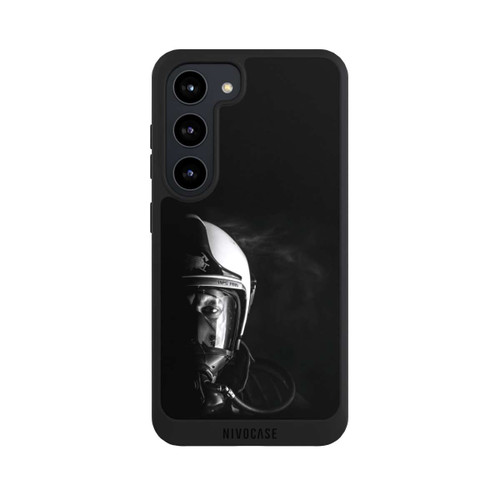 Samsung Galaxy S23 NIVOpure Firefighter Closeup Black