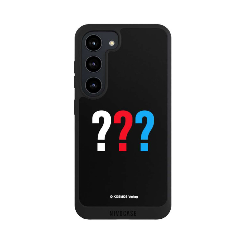 Galaxy S23 NIVOpure Drei Fragezeichen Logo