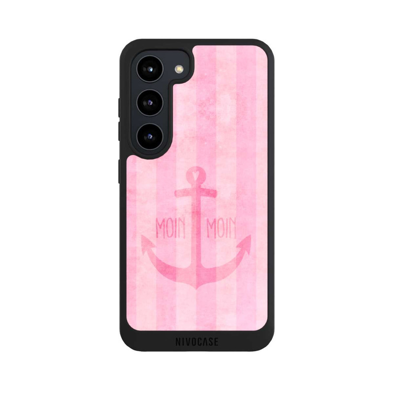 Galaxy S23 NIVOpure Moin Moin Stripes Pink