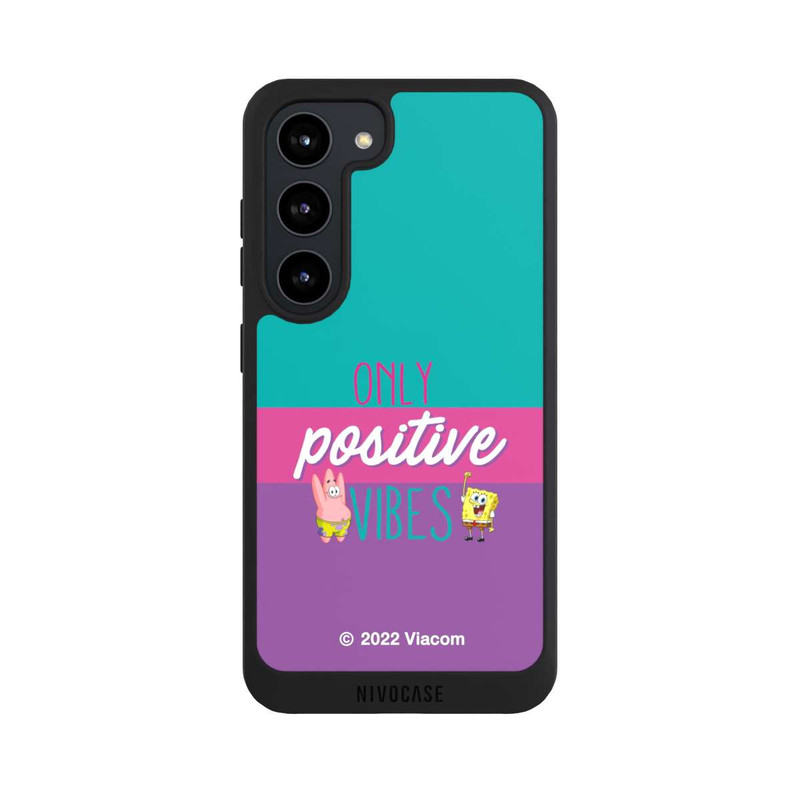 Galaxy S23 NIVOpure  Spongebob - Only Positive Vibes