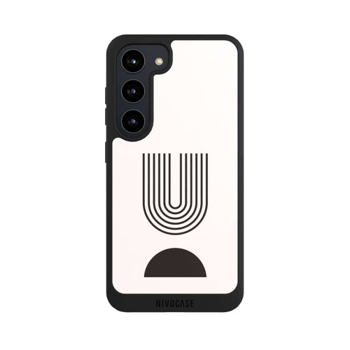 Samsung Galaxy S23 NIVOpure Moderne Kunst Schwarze Linien