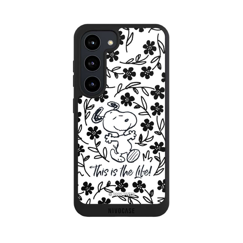 Galaxy S23 NIVOpure Snoopy Black and White This Is The Life