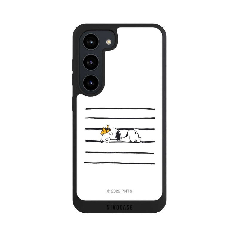 Galaxy S23 NIVOpure Snoopy Woodstock Stripes