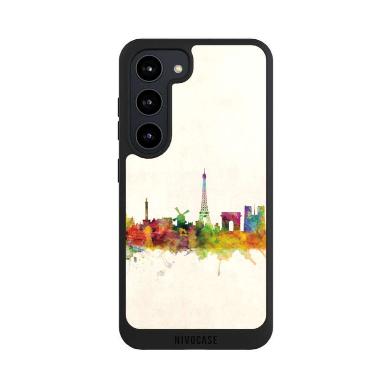 Galaxy S23 NIVOpure Paris Skyline Vintage Background