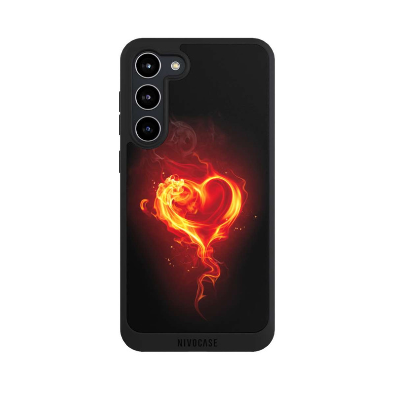 Galaxy S23 + NIVOpure Flammenherz