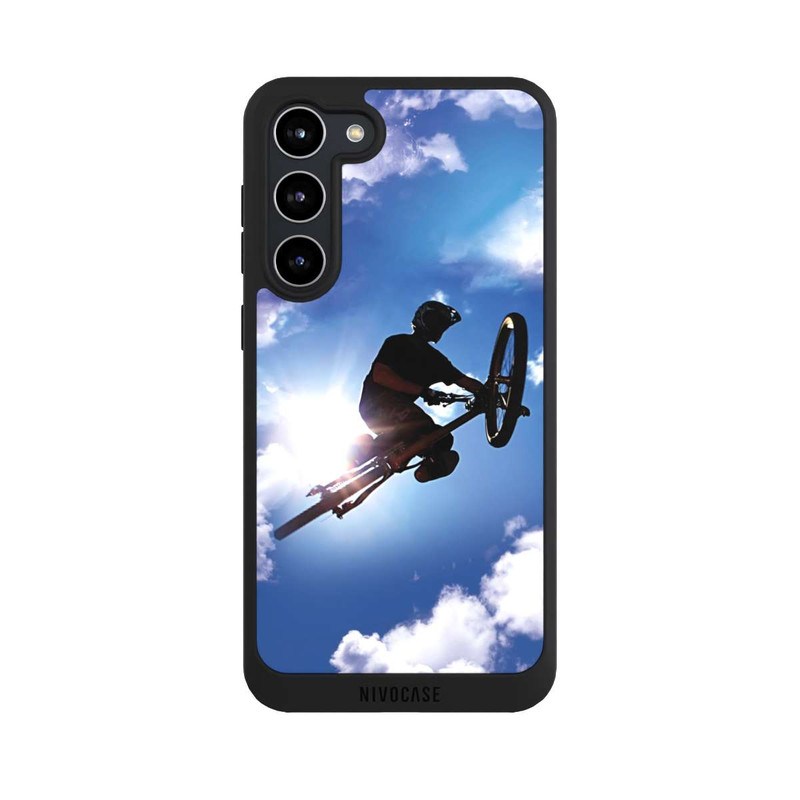 Galaxy S23 + NIVOpure Flying so High with my Bike in the Sky