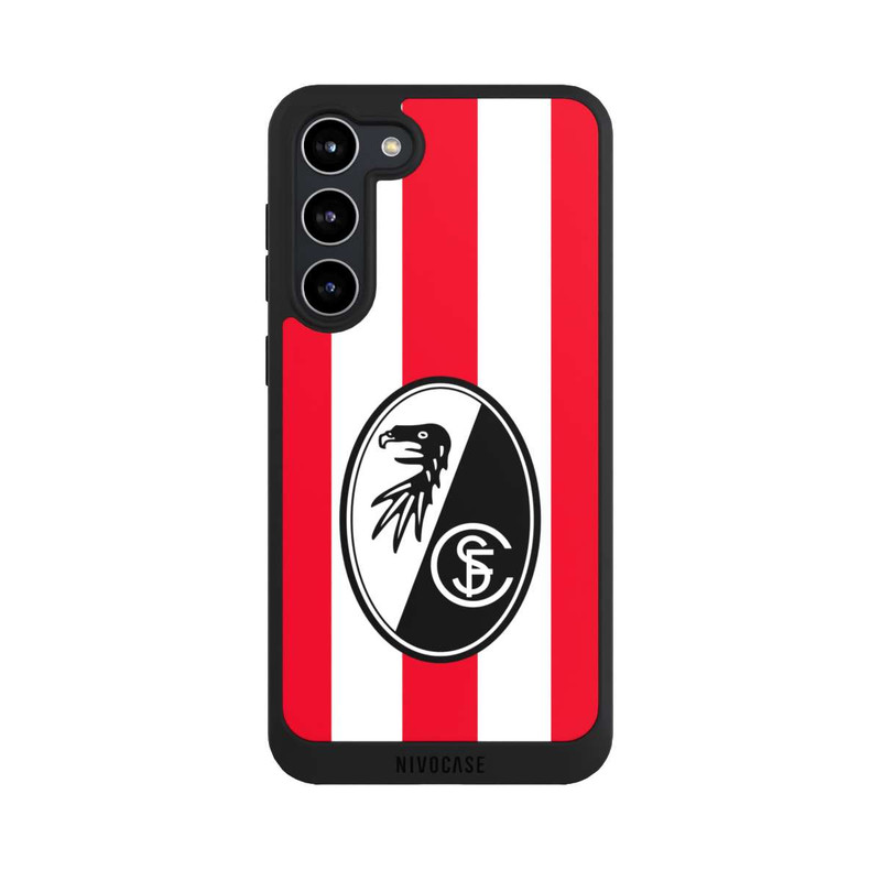 Galaxy S23 + NIVOpure SC Freiburg - Rot Gestreift