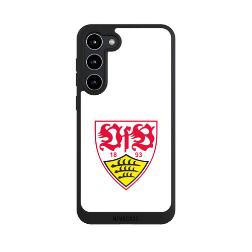 Samsung Galaxy S23+ NIVOpure VfB Stuttgart Wappen Weiß