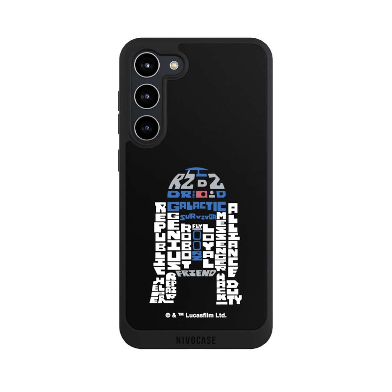 Galaxy S23 + NIVOpure R2-D2 Typo Grafisch