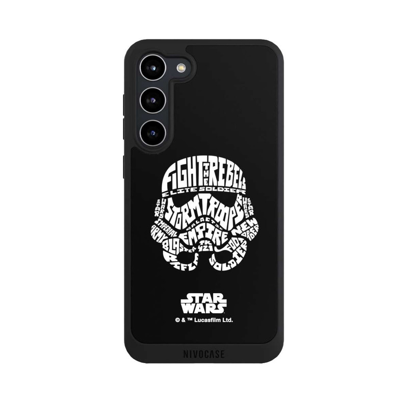 Galaxy S23 + NIVOpure Storm Trooper Typo Graphic