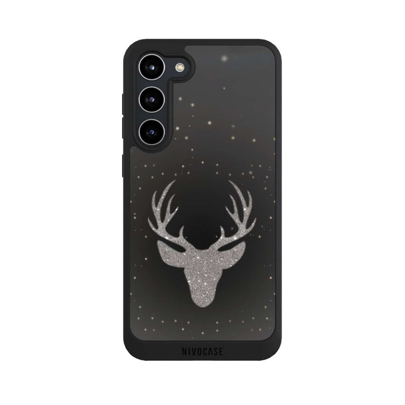 Galaxy S23 + NIVOpure Hirsch Glitzer Look