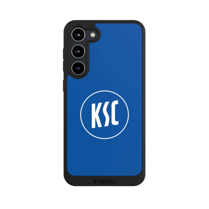 Galaxy S23 + NIVOpure KSC Logo auf Blau