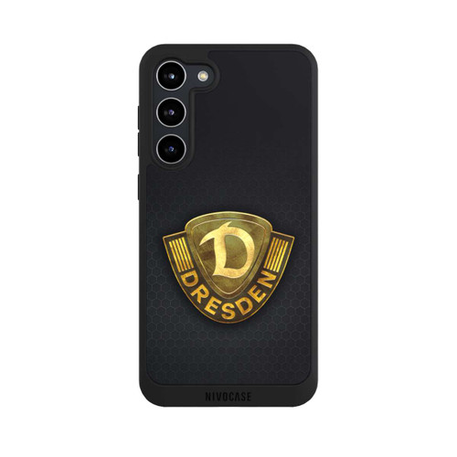 Samsung Galaxy S23+ NIVOpure Goldenes Logo Look Dynamo Dresden