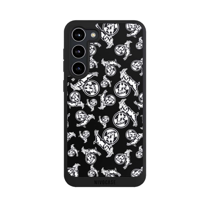 Galaxy S23 + NIVOpure Black and Grey Pattern 1.FC
