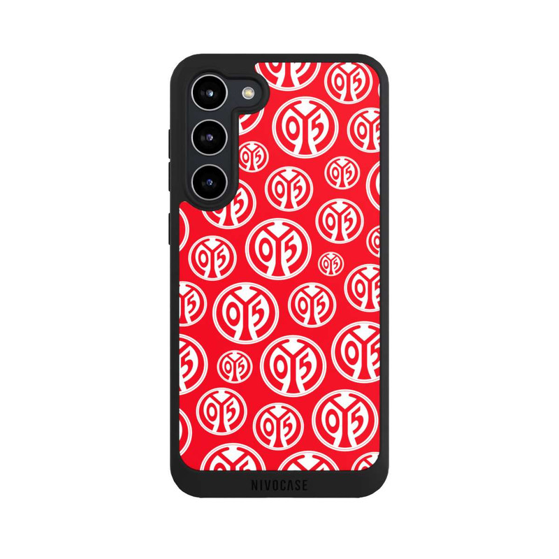 Galaxy S23 + NIVOpure MZ 05 Logos auf Rot