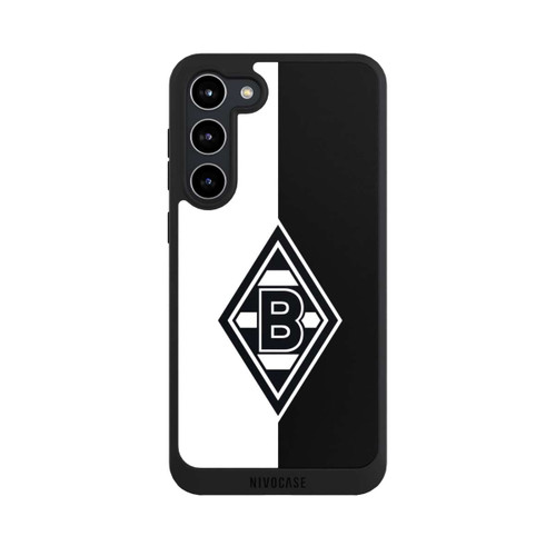 Samsung Galaxy S23+ NIVOpure Borussia Raute Schwarz-Weiss