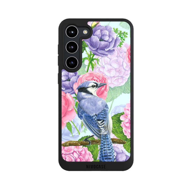 Galaxy S23 + NIVOpure Blue Jay & Flowers