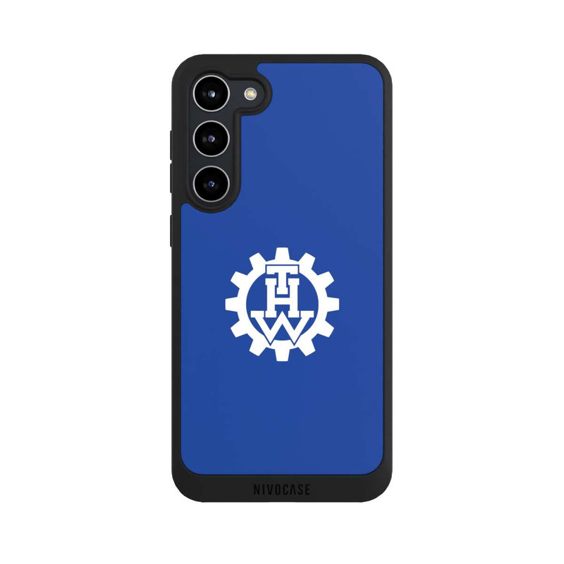 Galaxy S23 + NIVOpure THW Logo Blau