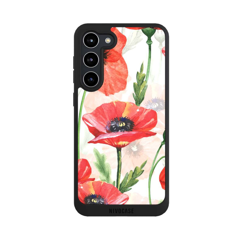 Galaxy S23 + NIVOpure Coquelicots aquarelle