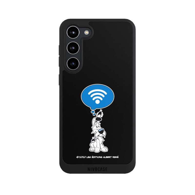 Galaxy S23 + NIVOpure Idefix W-LAN - Schwarz Hintergrund