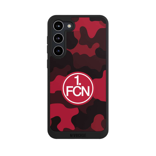 Samsung Galaxy S23+ NIVOpure FCN Logo Weiß in Roter Tarnung