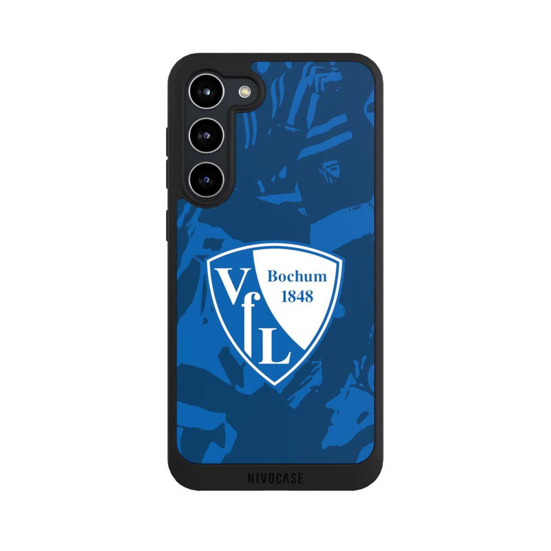 Galaxy S23 + NIVOpure VfL Bochum Blaues Muster