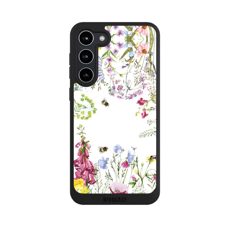 Galaxy S23 + NIVOpure Sommerwiese Wildblumen Rahmen