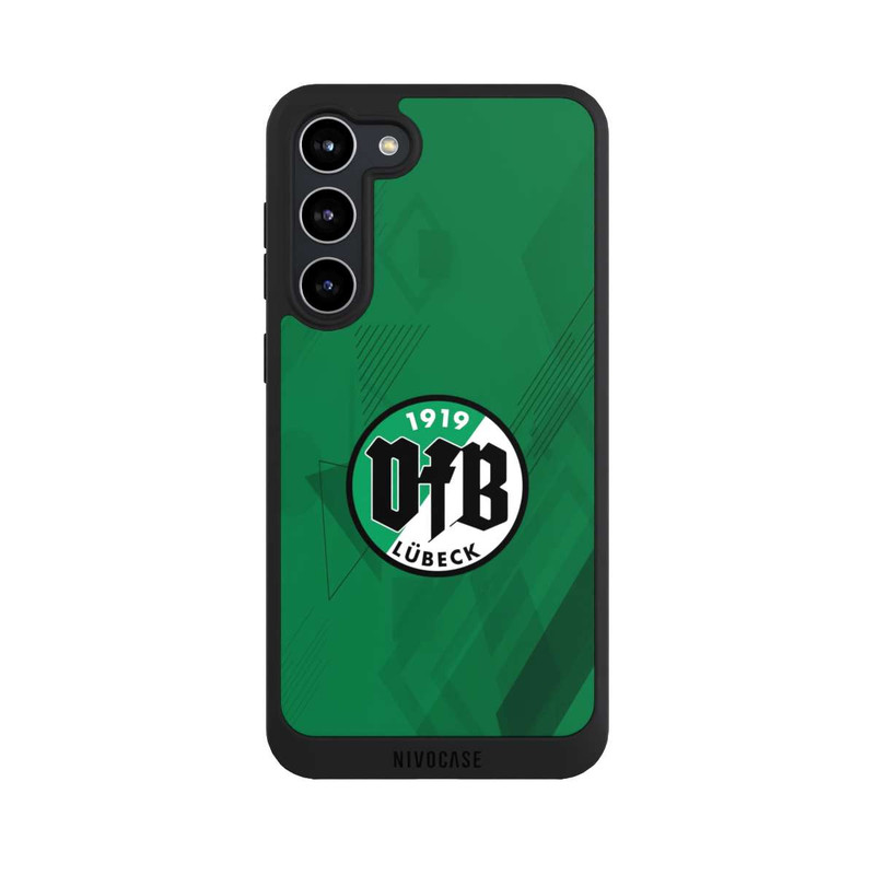 Galaxy S23 + NIVOpure VfB Lübeck Grüne Grafikelemente