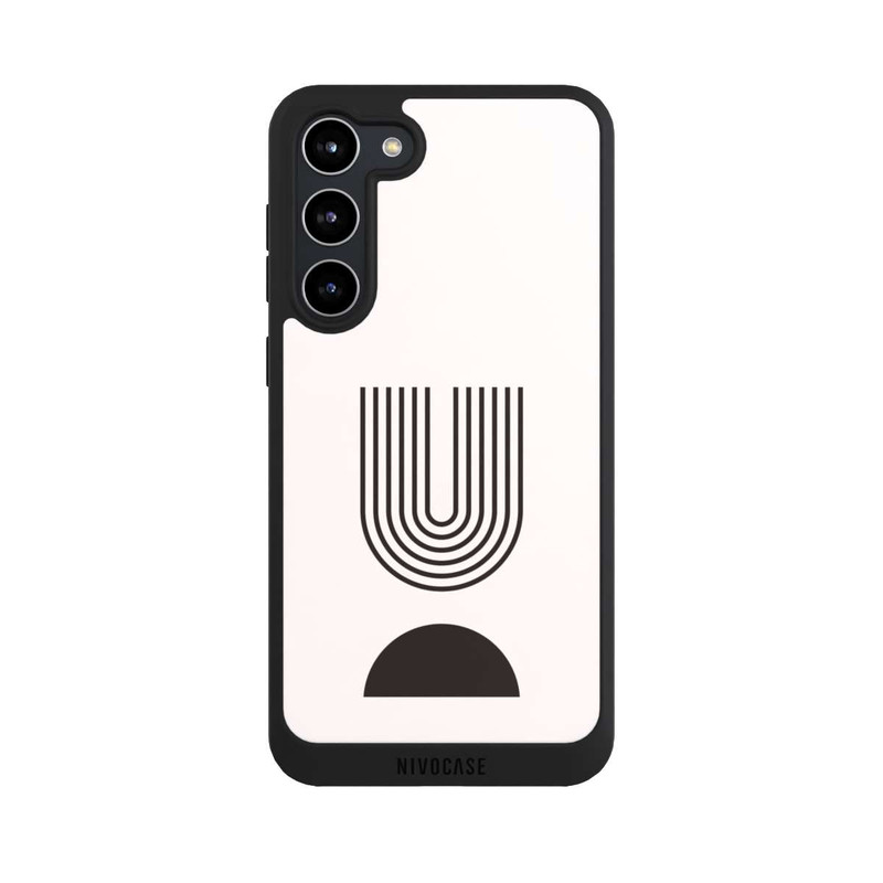 Galaxy S23 + NIVOpure Modern Art Black Lines