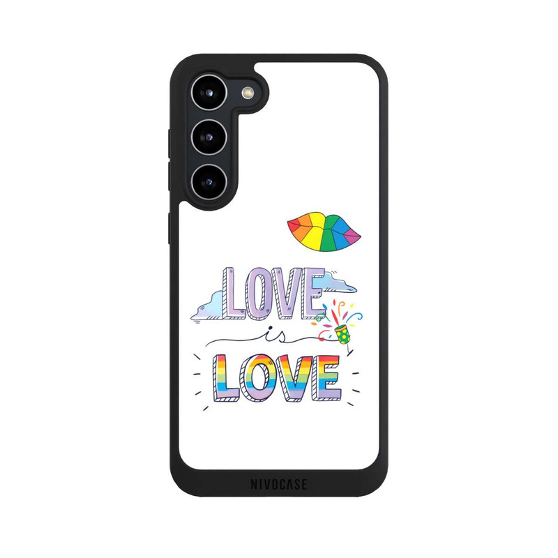 Galaxy S23 + NIVOpure Love Is Love Rainbow