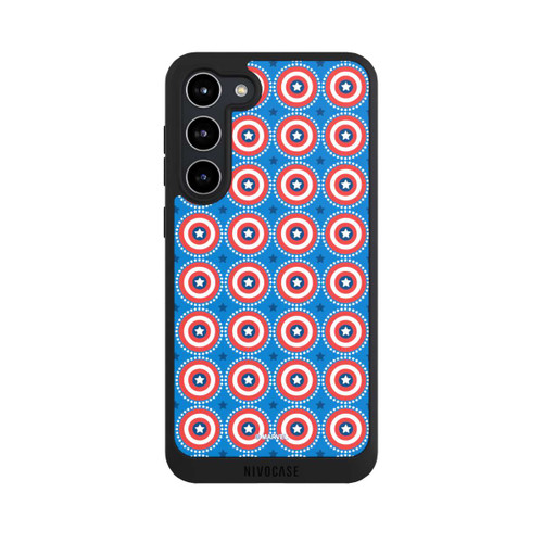 Samsung Galaxy S23+ NIVOpure Captain American Shield Pattern