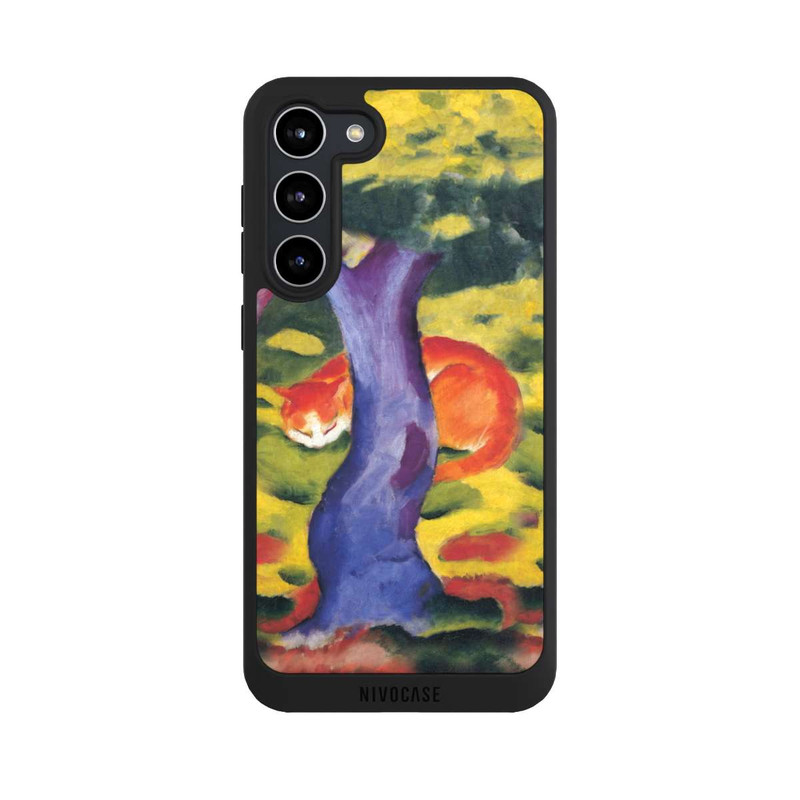 Galaxy S23 + NIVOpure Katze hinter Einem Baum von Franz Marc