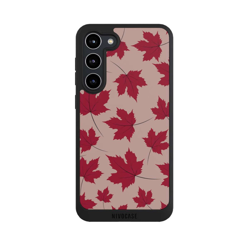 Galaxy S23 + NIVOpure Herbstzauber Rote Blätter