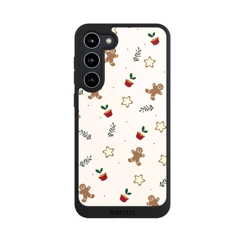Galaxy S23 + NIVOpure Lebkuchen und Sterne Muster