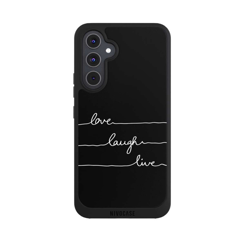 Galaxy A54 5G NIVOpure Love Laugh Live weiß/schwarz