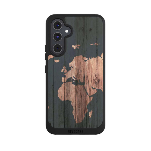 Samsung Galaxy A54 5G NIVOpure Wooden World Map